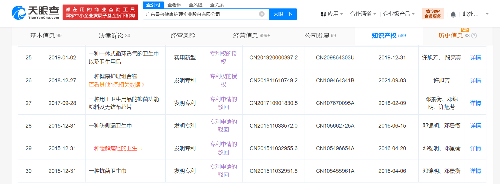 ABC公司衛(wèi)生巾專利被駁回 行業(yè)創(chuàng)新與法律邊界的思考
